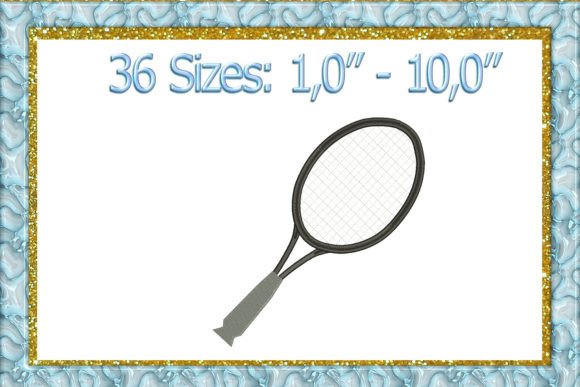 Evaluating Tennis Racket Embroidery for Etsy Shops