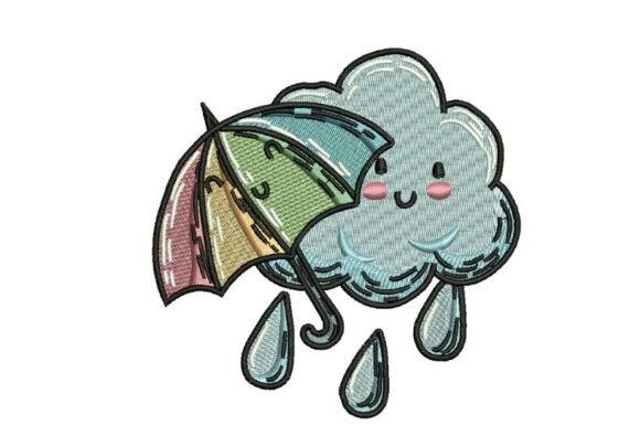 Rain Cloud Embroidery Design Review for Business