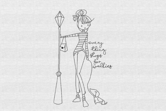 Review: Everything Stops for Walkies Embroidery