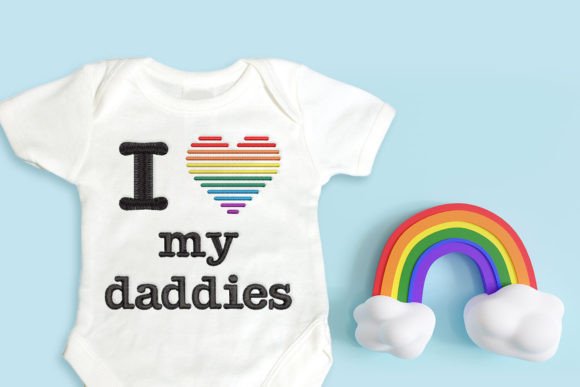Review: I Heart My Daddies LGBT Embroidery Design