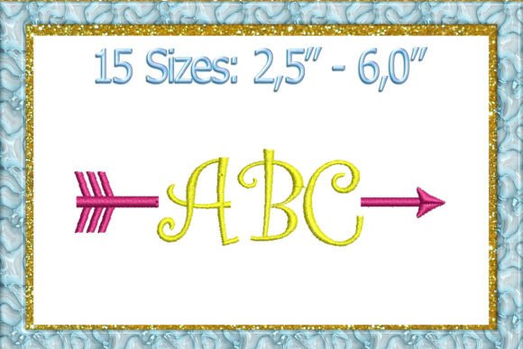 Review: Split Arrow Machine Embroidery Design