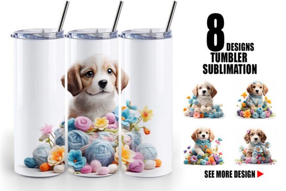 Review: Tumbler Puppy Easter Embroidery for Gifts