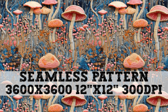 Reviewing Embroidery Mushrooms Seamless Pattern for Gifts
