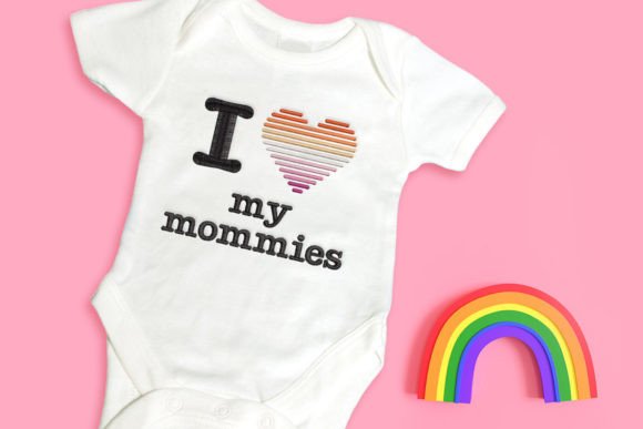 Reviewing I Heart My Mommies LGBT Embroidery for Real Projects
