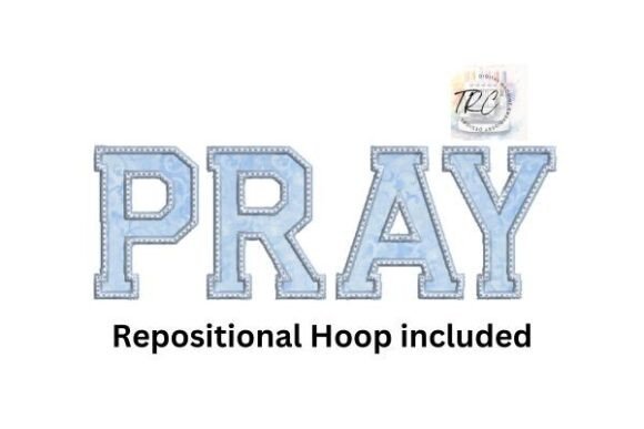 Reviewing Pray Applique Embroidery Design for Merch