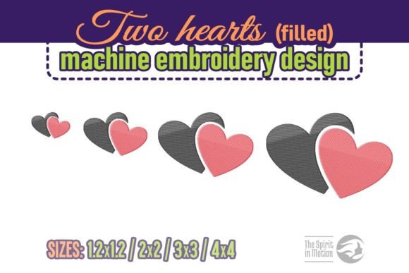 Reviewing the Romantic Two Hearts Embroidery Design